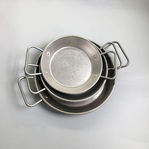 Nhà Máy Bán buôn Hàn Quốc phong cách hải sản Frying Pan nấu ăn nhà bếp đồ nấu nướng cảm ứng Frying Pan thép không gỉ paella chảo - Product Image 2
