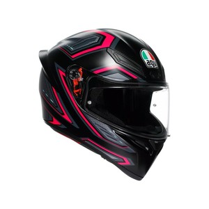 Casco de Motocicleta Integral K1 S Sling IT-7073 Negro Rosa PC+EPS Resistente a Impactos con Visera Transparente Unisex - Product Image 1