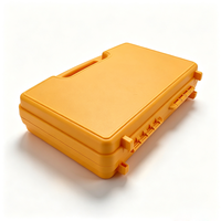 U-S012 14" Étui de transport rigide moulé par injection en PP personnalisé, boîte de rangement portable en plastique robuste pour équipement avec insert en mousse