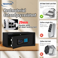 Caja Fuerte Inteligente Digital Automática a Prueba de Fuego Tediton TTLock App Office para Hotel y Hogar