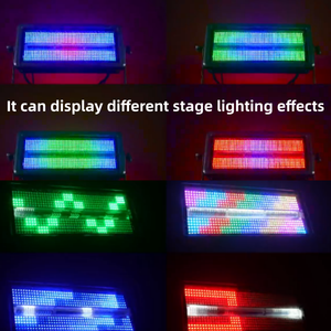 2025 nueva llegada 400W DMX etapa luz estroboscópica 24 segmentos RGB 3 en 1 impermeable IP65 fuente de luz LED - Product Image 5