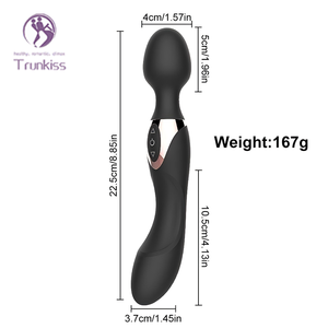 Vibrador de masaje Popular, producto sexual para adultos insertable en la <span class=keywords><strong>vagina</strong></span> y el ano para vibrador de masturbación de estimulación dual - Product Image 2