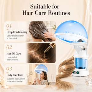 เครื่องอบไอน้ำหน้าและผม KD2328A 2-in-1 พร้อมโอโซนและไอออน  ปรับระดับหัวฉีดได้ สำหรับใช้ในบ้าน สปา และร้านเสริมสวย รับผลิตแบบ OEM ODM - Product Image 4
