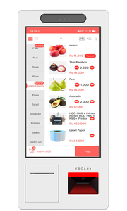 21.5/24/27/32 inch tự phục vụ máy POS hệ thống <span class=keywords><strong>Android</strong></span>/Win với 10 điểm cảm ứng điện dung cho các nhà hàng và cửa hàng bán lẻ - Product Image 2