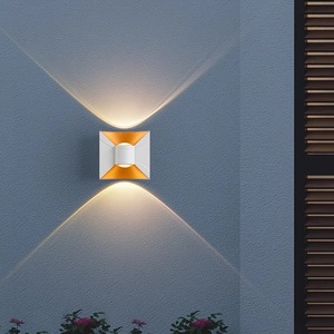Lámpara de Pared LED para Exteriores, Impermeable IP65, Moderna, Decoración Interior/Exterior, Diseño de Reloj de Arena, Aluminio - Product Image 4