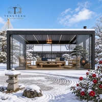 Pergola bioclimatique en aluminium imperméable avec structure thermolaquée et dimensions 3x3 pour extérieur, jardin, terrasse et projets personnalisés
