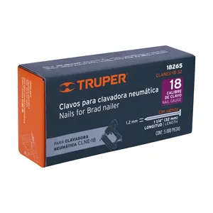 SCATOLA 1 Scatola con 5000 chiodi, calibro 18, 32 mm per CLNE-18, TRUPER - Product Image 3