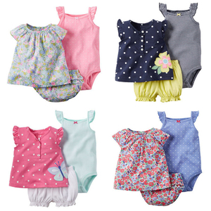 Body per abbigliamento neonato e bambino Set 3 pezzi bambina