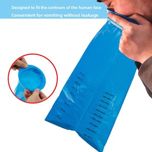 Bolsa de Limpieza Portátil Desechable para Viajes en Auto y Avión, para Mareos, Náuseas y Vómitos, Ecológica y de Plástico - Product Image 4