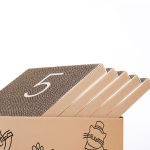 Papel ondulado <span class=keywords><strong>Cat</strong></span> <span class=keywords><strong>Scratcher</strong></span> Substituição De Resistência De Cama De Madeira Recarga <span class=keywords><strong>Cat</strong></span> Board - Product Image 3