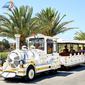 Attractions touristiques à bas prix, parcs d'attractions, jeux familiaux, trains électriques sans rails à batterie, style anglais vintage - Product Image 2