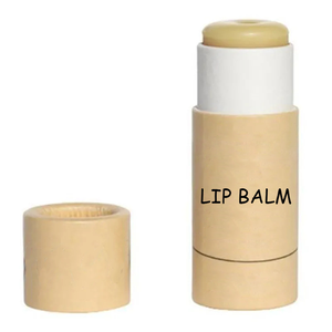 Baume à lèvres fait main miel bio aloès tubes de baume à lèvres en carton personnalisés - Product Image 2