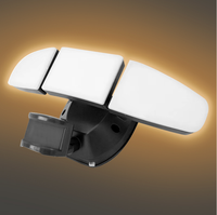 Lampe de sécurité LED réglable à 270 ° avec détecteur de mouvement PIR et capteur automatique de lumière du jour