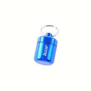 促销礼品 印有徽标 防水铝制迷你药盒 药盒容器 药胶囊瓶 - Product Image 4