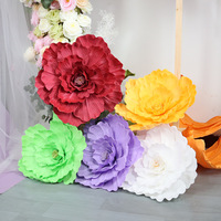 Fleur de pivoine artificielle pour décoration de mariage, présentation en vitrine de centre commercial, accessoires de photographie en mousse imperméable, transfrontalier