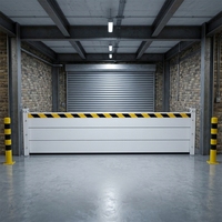 Barrière de contrôle d'eau modulaire amovible en alliage d'aluminium de haute qualité pour la protection des entrées de garages résidentiels – Barrière anti-inondation