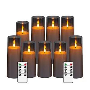2024 kualitas tinggi penjualan laris lilin tanpa api led untuk pesta liburan Halloween