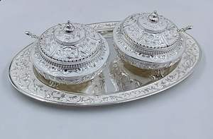 Plateau de service élégant pour la maison, les fêtes, les restaurants et les hôtels – Idéal pour les aliments, les collations et le café – Nouvelle collection très demandée - Product Image 2