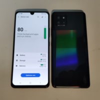 A42 5G SM-A426U 6.6" HD+ Super AMOLED 4GB+128GB Kamera Quad 48MP 5000mAh Pengisian Cepat 15W NFC LTE Multibahasa Tidak Terkunci