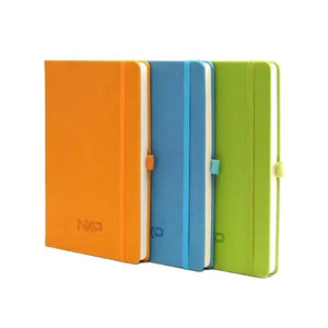 Biểu tượng tùy chỉnh A5 A6 PU cứng Bìa máy tính xách tay chủ Bút Đàn hồi ban nhạc cuộc họp PHÚT Nhật Ký khuyến mãi doanh nghiệp tùy biến - Product Image 1