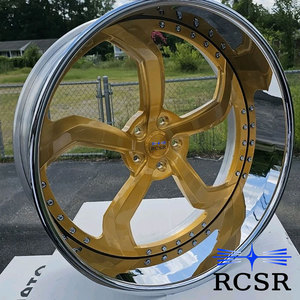 ล้อฟอร์จ RCSR ขนาด 5x112 5x114.3 5x120 6x139.7 ขนาด 22 24 26 28 นิ้ว สีทองโรส สำหรับล้อ 6 รู ของรถเชฟโรเลต เมอร์เซเดส-เบนซ์ ปอร์เช่ - Product Image 3