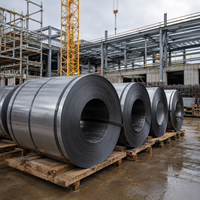Bobine de bande d'acier au carbone laminée à froid, bande d'acier de précision pour le stampage de ressorts, la quincaillerie et les applications industrielles