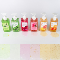 Gel Douche Hydratant Doux à l'Huile Essentielle de Rose 60ml Format Voyage Mini Gel Douche Nettoyant