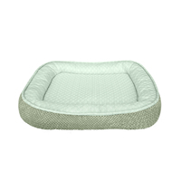 Grand lit de refroidissement pour animaux de compagnie en tissu de glace, lit de sommeil orthopédique pour chien