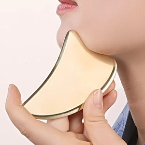 Outil de Massage Gua Sha en cuivre pour visage cou corps physiothérapie outils de tissus mous utilisés pour dos jambes bras épaule - Product Image 3