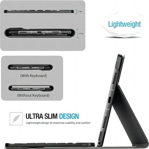 Nouvel étui clavier USB sans fil pour <span class=keywords><strong>tablette</strong></span> Tab A <span class=keywords><strong>SM</strong></span>-<span class=keywords><strong>T580</strong></span> <span class=keywords><strong>SM</strong></span>-T585 10,1 pouces modèle 2016 T587 Funda ultra fin - Product Image 2