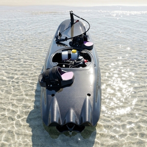 Tabla de Surf a Motor de Gasolina de 118 CC con Triple Aleta para Deportes Acuáticos en Aguas Oceánicas - Product Image 6