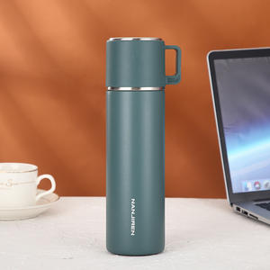 Frasco térmico de botella de agua con aislamiento al vacío de acero inoxidable 450 de doble pared de 304 ml de alta calidad - Product Image 5