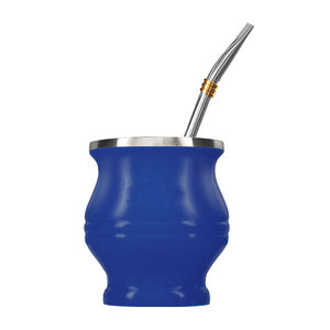 El juego de calabaza Ekocian <span class=keywords><strong>Mate</strong></span> incluye té de acero inoxidable de doble pared <span class=keywords><strong>Yerba</strong></span> <span class=keywords><strong>Mate</strong></span> Cup Tea Shaper set Bombilla cepillo de limpieza de pajitas - Product Image 1