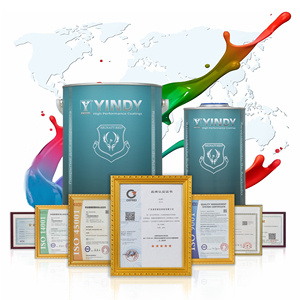 สีพ่นอะคริลิกเรซิ่นยี่ห้อ YINDY รุ่น B001 2K สำหรับงานซ่อมสีรถยนต์ พร้อมเม็ดสีและคุณสมบัติป้องกันการเหลือง สำหรับรถยนต์และงานเคลือบพลาสติก - Product Image 5