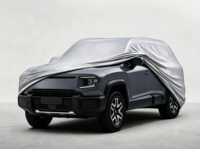 Housse de voiture extérieure 210D Oxford résistante aux déchirures et entièrement imperméable pour berlines et voitures de sport, protection UV
