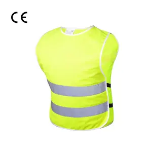 Children's Reflective Vest CE Customize High Visibility Multi-color Breathable School Outdoor Reflective Kids Safety Vest