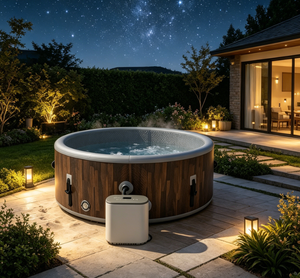 Jacuzzi con Bomba de Calor y Temperatura Constante, Piscina de Hidromasaje para Uso Durante Todo el Año - Product Image 3