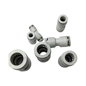 Raccords pneumatiques rapides série PU, en plastique blanc, à connexion rapide, pour tuyaux d'air de 4/6/8/10/12 mm, tube PU - Product Image 6