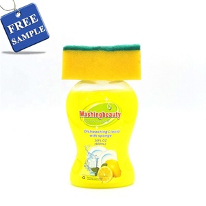 Campione gratuito di Ceramica del Commercio All'ingrosso Chimico <span class=keywords><strong>Liquido</strong></span> Piatto <span class=keywords><strong>Liquido</strong></span> di Lavaggio Formula Sapone Con La Spugna - Product Image 1