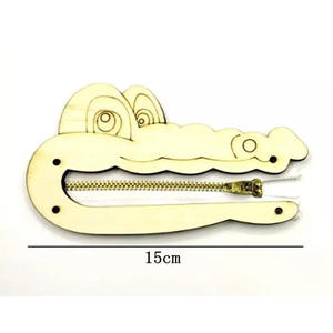 Tablero de Actividades Educativo de Madera, Reloj Despertador, Tablero de Emparejamiento de Cordones, Equipo de Bricolaje Ecológico para Bebés y Niños Pequeños, Unisex, Certificado de Seguridad - Product Image 2