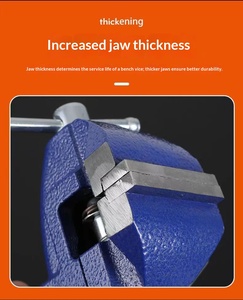 Mini <span class=keywords><strong>étau</strong></span> de table industriel pour le travail du bois, rotatif à 360°, universel, portable, pour perceuse de table domestique et bricolage - Product Image 6