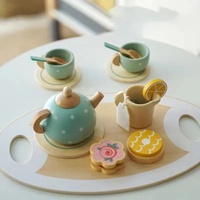 Offre Spéciale cuisine en bois semblant Simulation après-midi thé tasse ensemble jouets semblant jouer apprentissage jeu de rôle pour les enfants