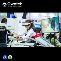 Simuladores de vuelo de aviones 9D VR La mejor máquina de movimiento de vuelo 9d VR de Arcade estándar