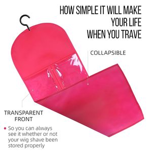 Wig Dust Storage Bag Reusable Protective Hair Accessories Dustproof Zipper Bag - Product Image 5