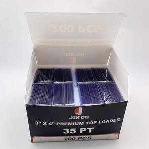 3X4 Toploader Pts Milieuvriendelijke Naadloze <span class=keywords><strong>Top</strong></span> Loader JO-AC-<span class=keywords><strong>TOP</strong></span> Kaarthouder Toploader - Product Image 6