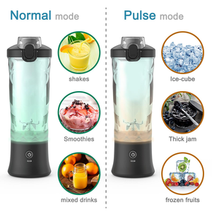 Licuadora Personal de 20oz Libre de BPA, Tapa Antiderrames, Recargable por USB, Mini Exprimidor de Frutas Portátil, 10 Cuchillas de Acero Inoxidable, para el Hogar - Product Image 4