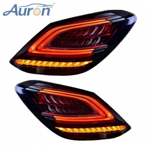 Nouveaux feux arrière LED séquentiels étanches pour Mercedes-Benz Classe C W205 2019-2021 Facelift, lentille transparente 6000K, clignotants dynamiques - Product Image 4