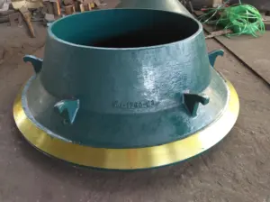 ZhiXin High Manganese Steel Crushing Machine Bowl Liners Used New Stone Cone Crusher Wear Parts For Ore Mining Casting Processing Type
