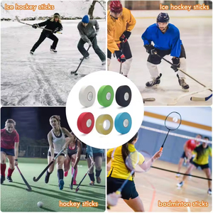 Cinta de Hockey Multiusos, Cinta de Tela para Proteger la Hoja y el Mango del Palo de Hockey sobre Hielo y Patines - Product Image 6