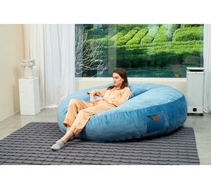 Tissu en <span class=keywords><strong>mousse</strong></span> en peluche, 7 pieds, 230cm, géant xxl, extra large, chaise à pouf, très grand <span class=keywords><strong>lit</strong></span> à pouf - Product Image 2